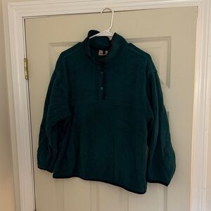 Vintage Woolrich Teal Pullover Fleece Sweater